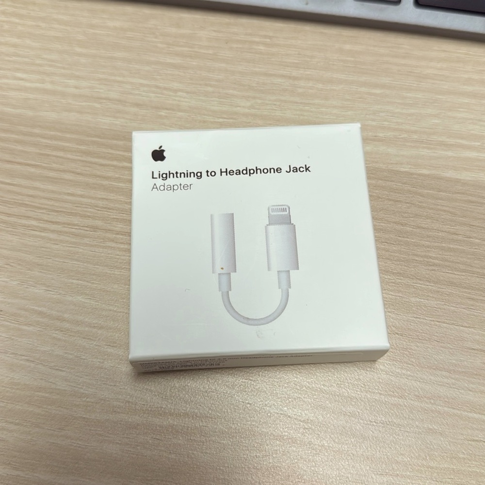 Lightning to Headphone Jack - still with original packaging!